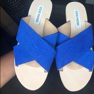 Steve Madden Blue Sandals